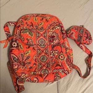 Call Me Coral Vera Bradley Backpack & Wallet
